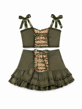 NEW Dolls Kill Current Mood Fairy Renaissance Set XL Top  XXL Bottom